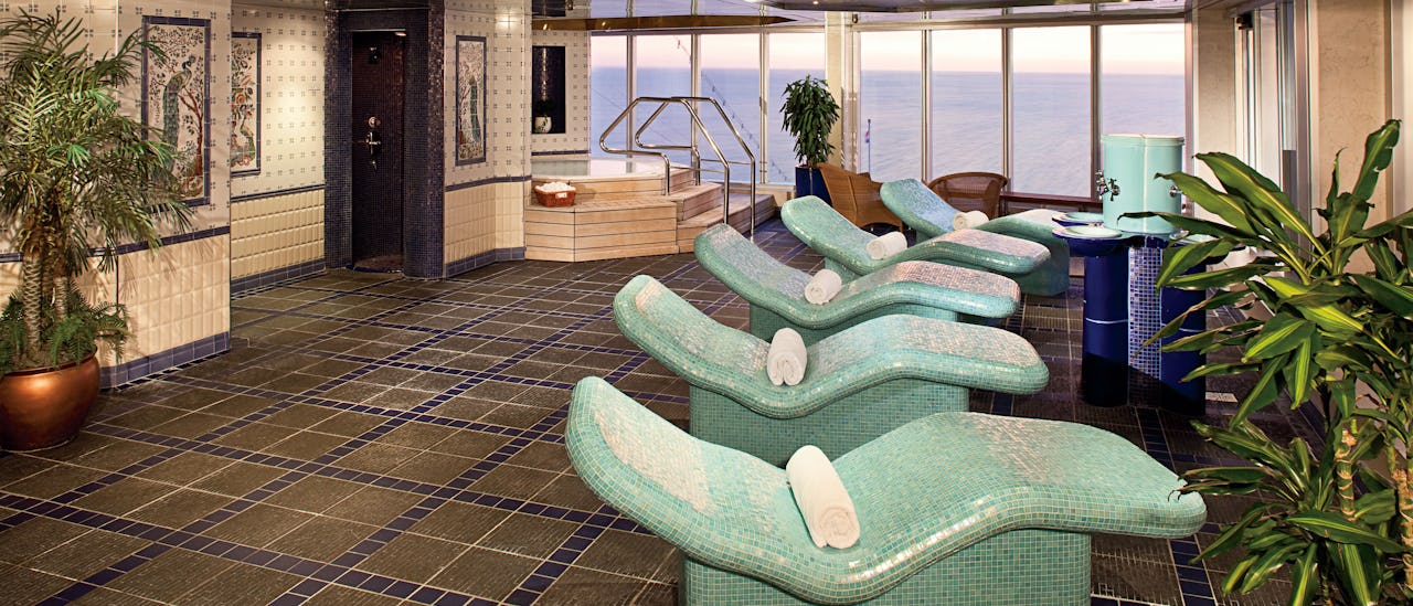 Termiske senger i spa-området