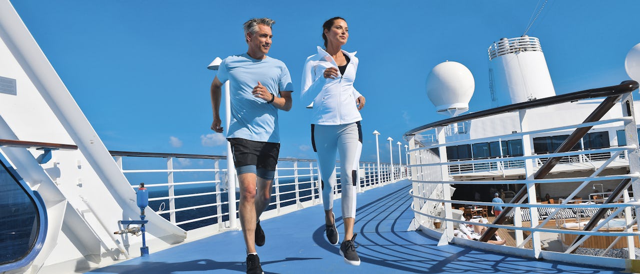 Ta en løpetur rundt dekk