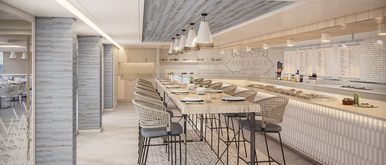 Aquamar Kitchen blir en ny helse fokusert serveringsrestaurant.